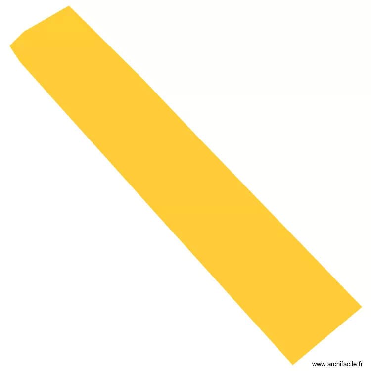 terrain jardin. Plan de 