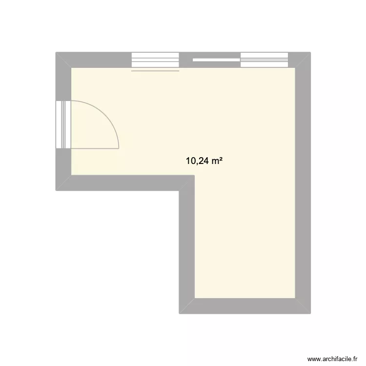 Cellier3. Plan de 1  et 10 m²