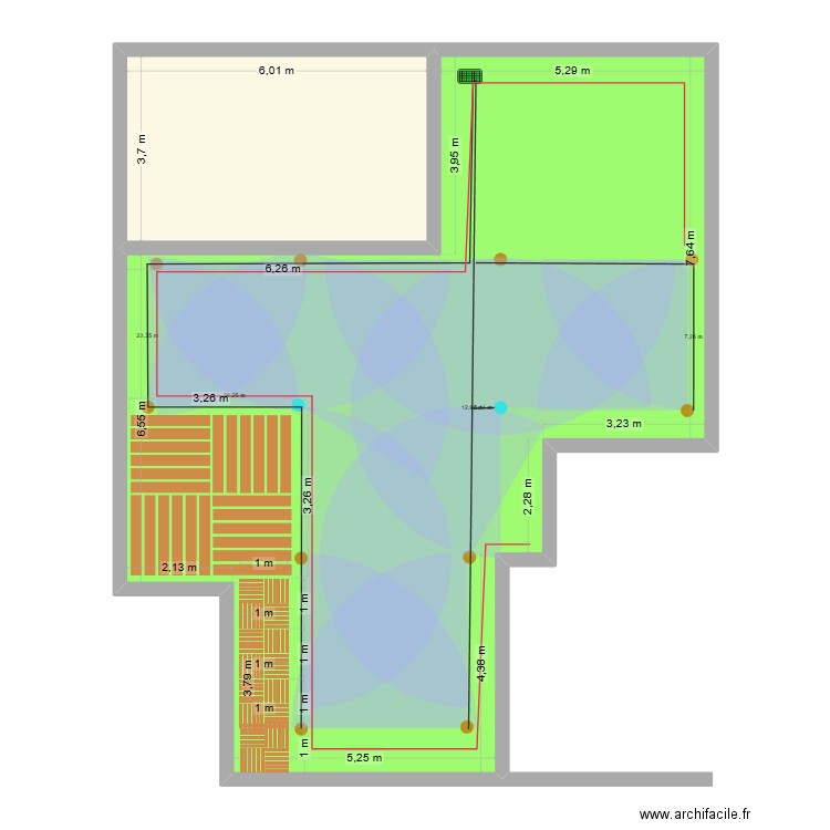 Coussine 29/09/25. Plan de 2 pièces et 129 m2