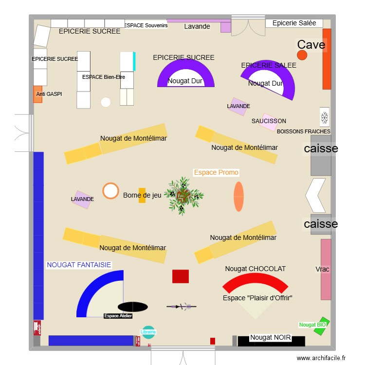 Boutique Est_2025 V4_AFFICHAGE ENTREE EXT. Plan de 1 pièce et 342 m2