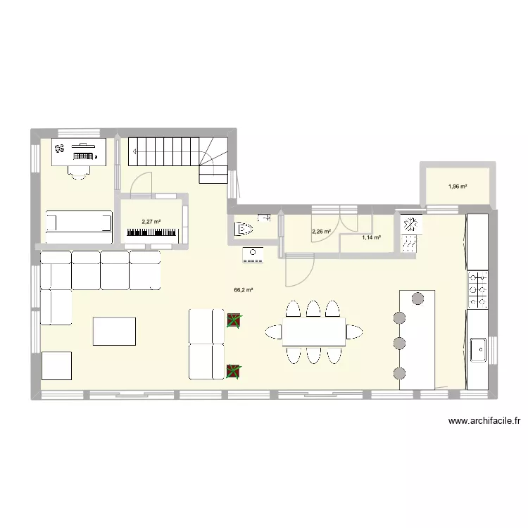 maison rdc 2. Plan de 