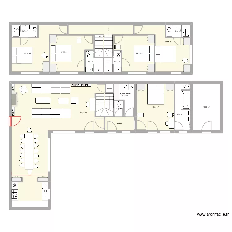 37 PIERRE HENRY. Plan de 17 et 186 m² 37 PIERRE HENRY. Plan de 17 et 186 m²