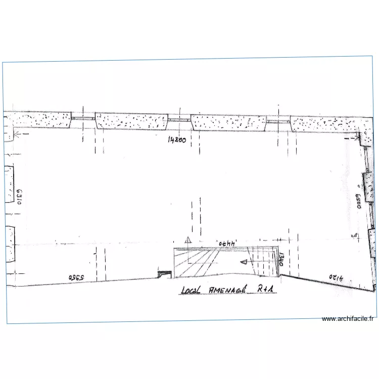 PLAN R+1 SCAN. Plan de 