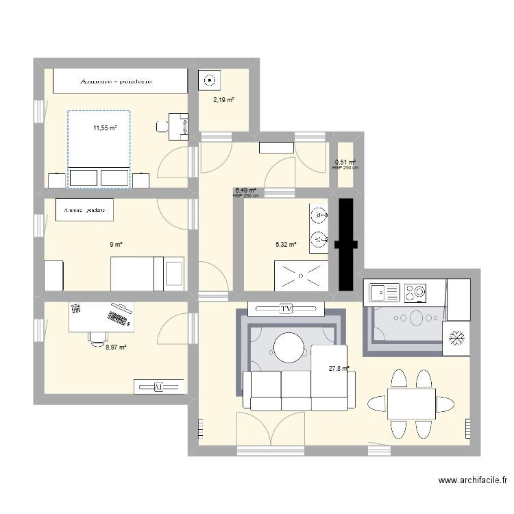 PSB. Plan de 0 pièce et 0 m2