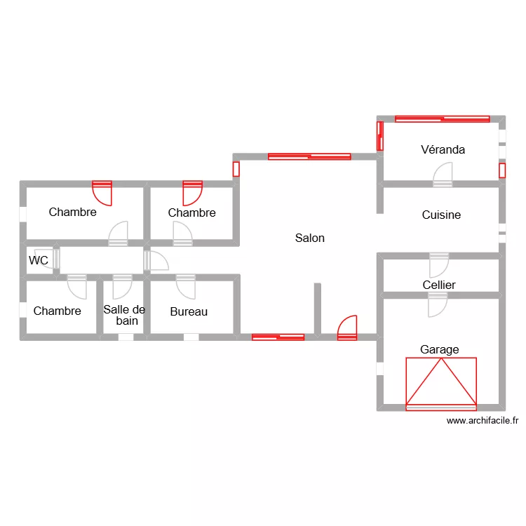 Larramendy_plan. Plan de 11  et 149 m²