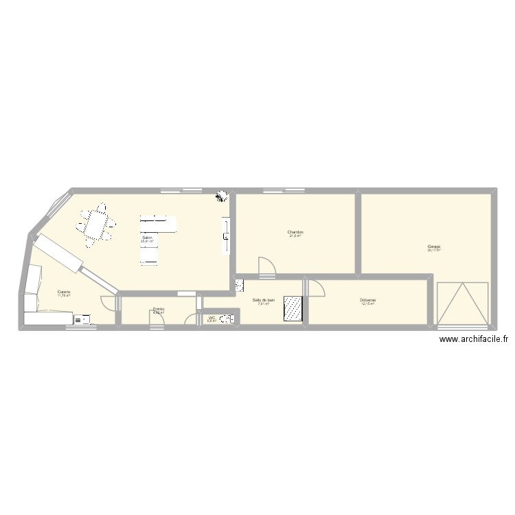moringhem avant. Plan de 8 pièces et 124 m2