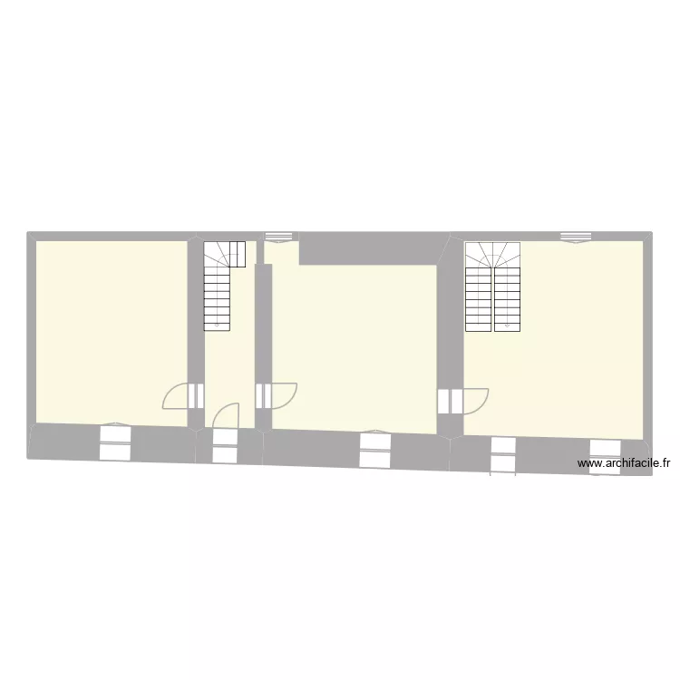 Fontaine le Comte. Plan de 4  et 102 m²