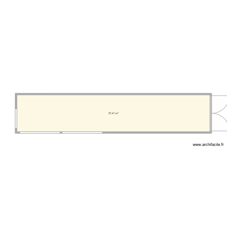 Container 40 am&eacute;nag&eacute; cuisine. Plan de 4  et 40 m²