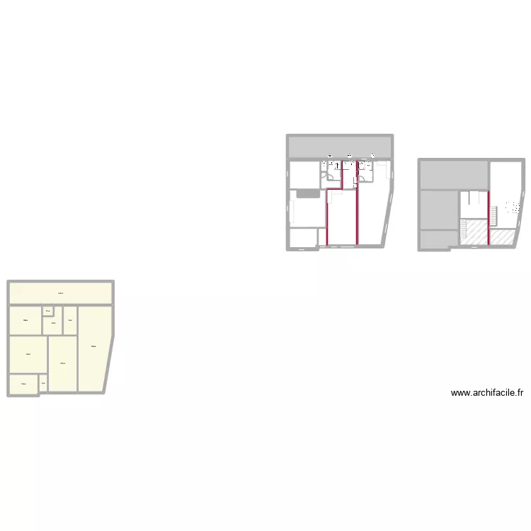 Molini&eacute;. Plan de 47  et 588 m²