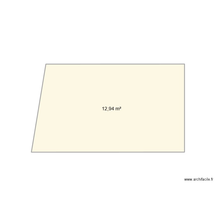 cuisine 1. Plan de 1 pièce et 13 m2