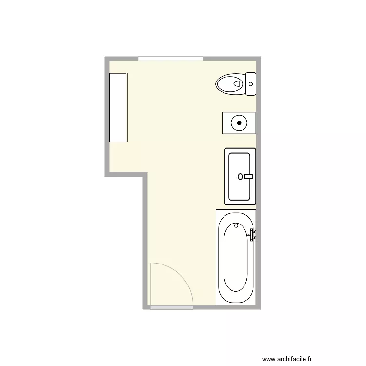 Plan avant travaux Hegedus. Plan de 