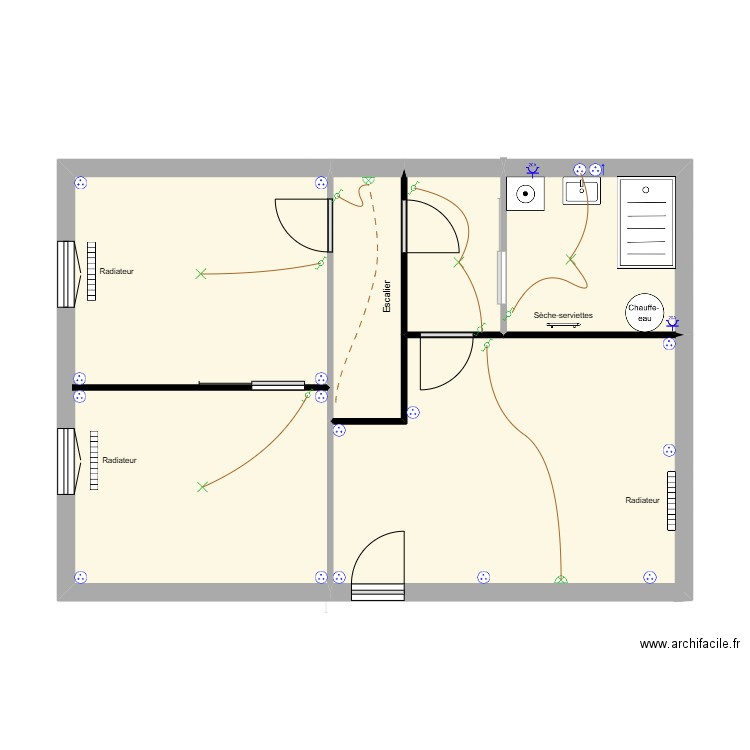 Bussieres. Plan de 0 pièce et 0 m2