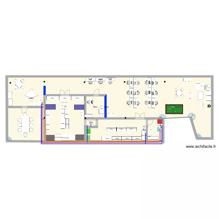 Labo bersol CAB. Plan de 