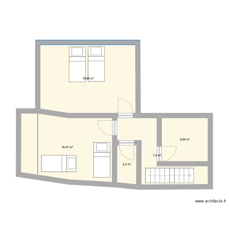 sebastopol arcachon. Plan de 18 pièces et 200 m2