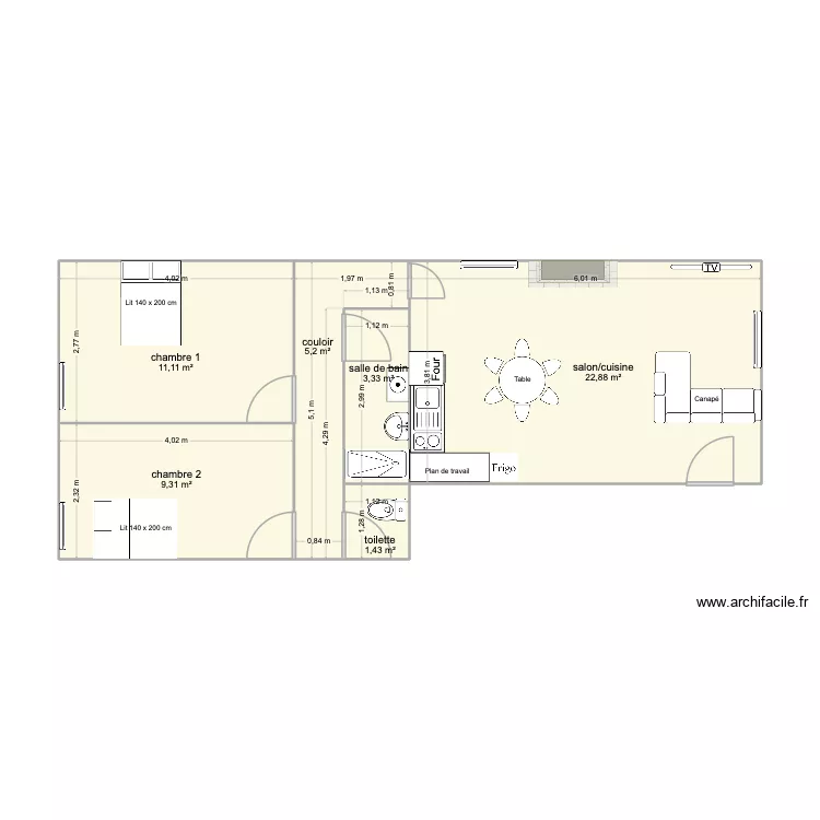institut. Plan de 6 et 53 m² institut. Plan de 6 et 53 m²