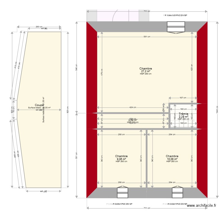  ML25002811  BOUCHELAL. Plan de 12 pièces et 182 m2