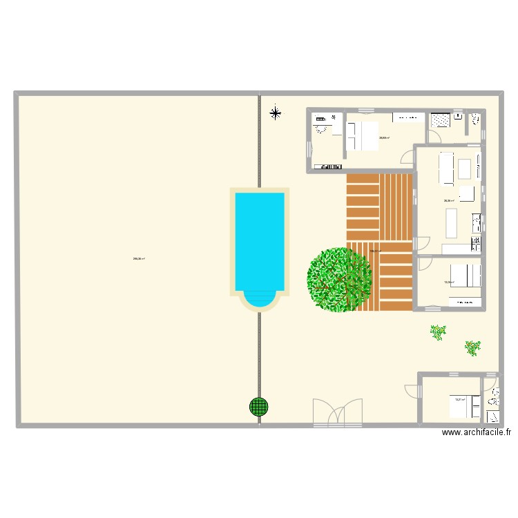 Gandi_02. Plan de 6 pièces et 655 m2