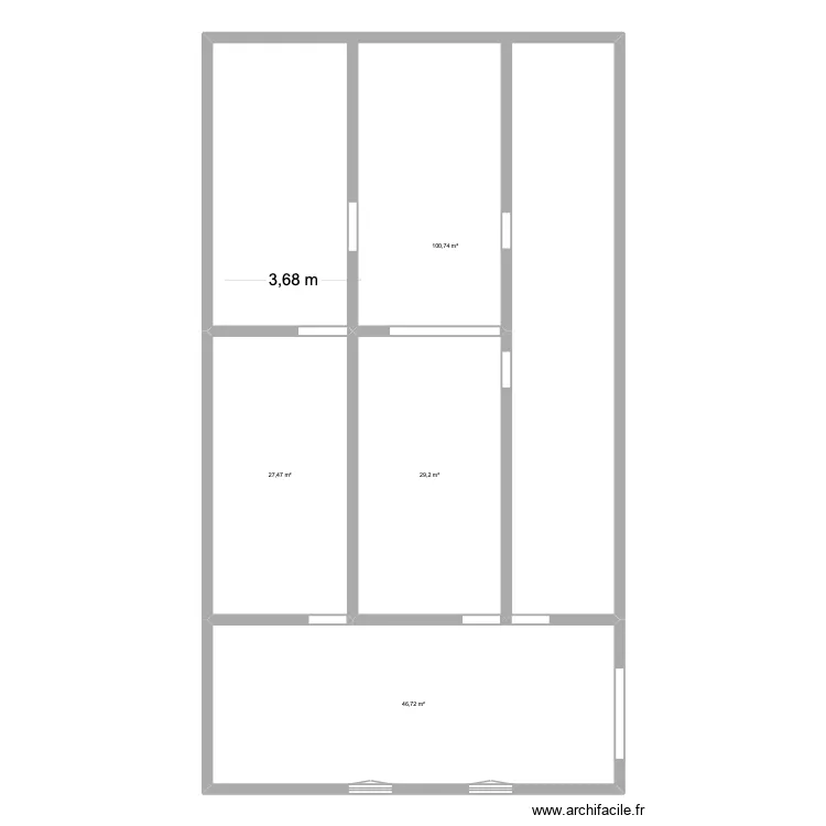 Sous-Sol SSC. Plan de 0 pièce et 0 m2