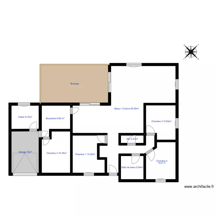 PREREVAND. Plan de 11  et 156 m²