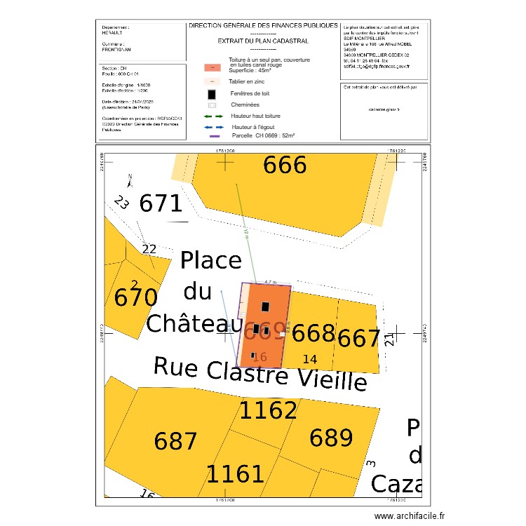 dp02 TOITURE ROUCHE. Plan de 0 pièce et 0 m2