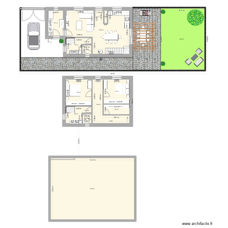 test1. Plan de 13 pièces et 248 m2