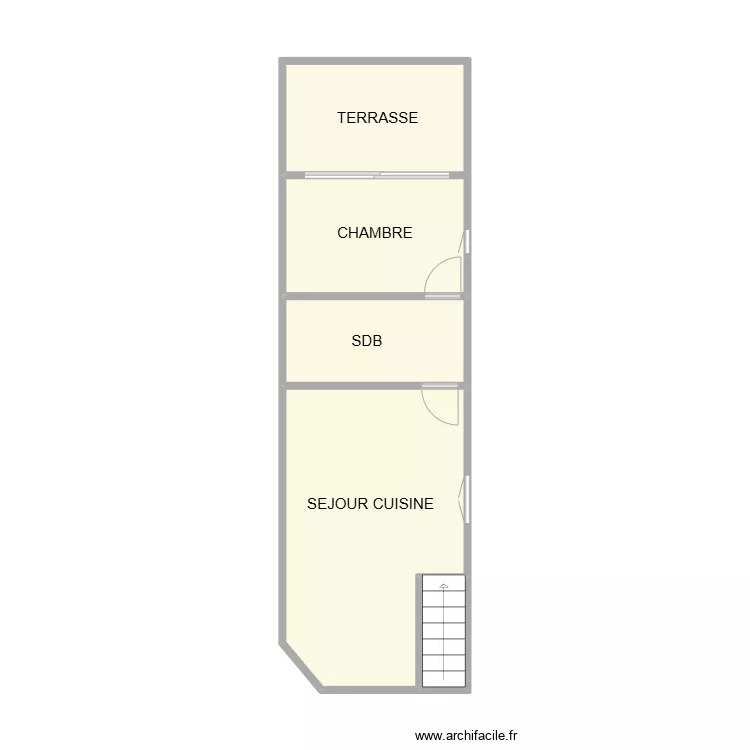 1 ETAGE REMPART AM. Plan de 1 ETAGE REMPART AM. Plan de
