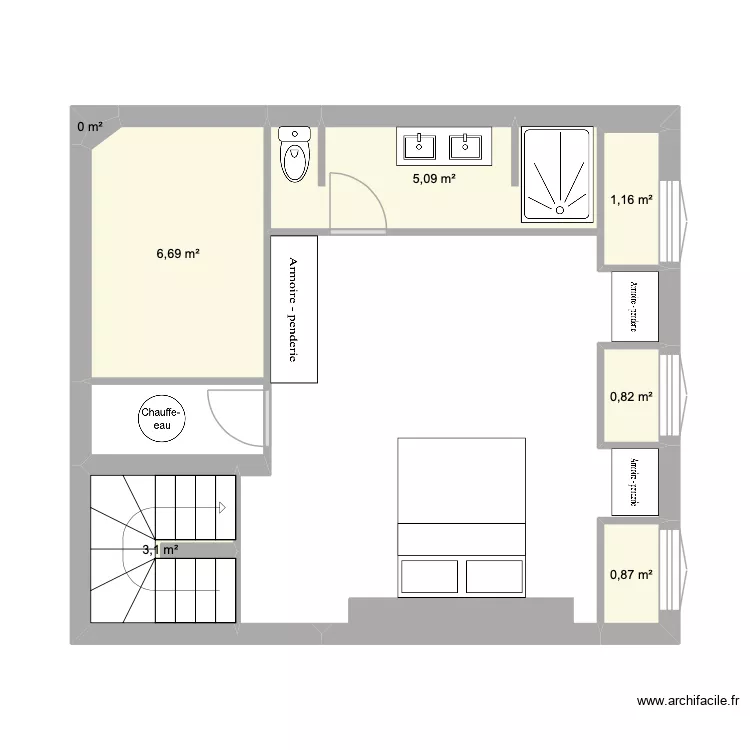 Felix Etage 2. Plan de 
