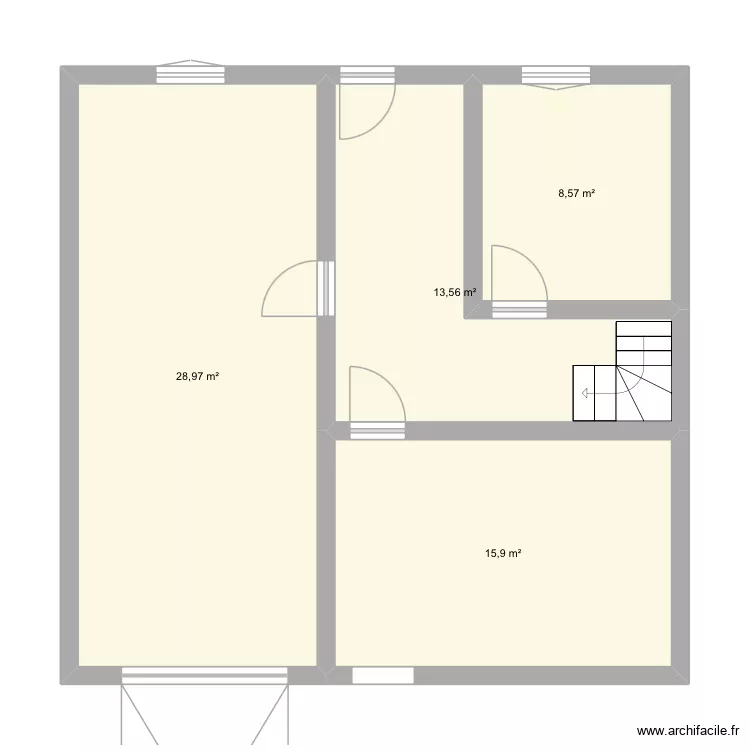 Maison montreuil sous sol. Plan de 4 et 67 m² Maison montreuil sous sol. Plan de 4 et 67 m²