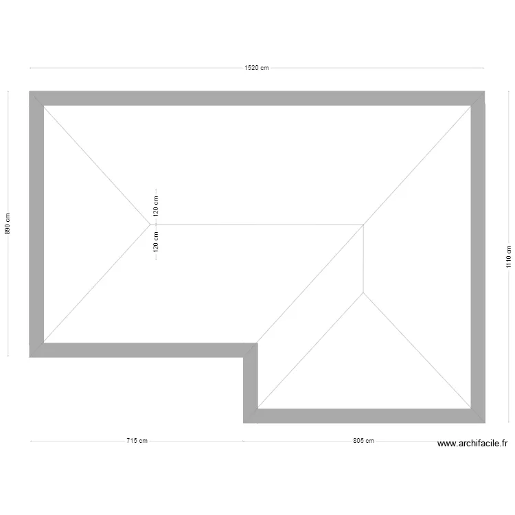toiture. Plan de toiture. Plan de
