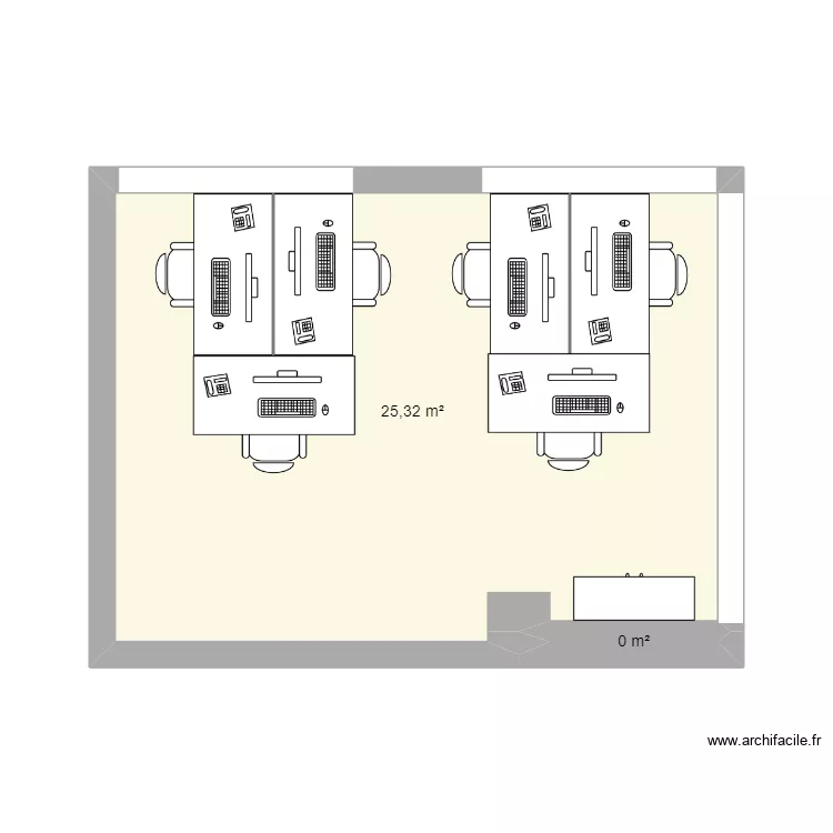 bureaux r&d. Plan de 