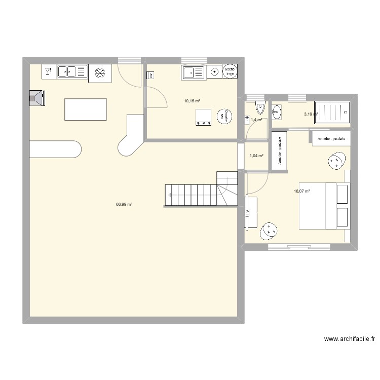 maison. Plan de 0 pièce et 0 m2