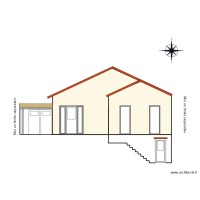 Plan de facade avant projet GUARIN W