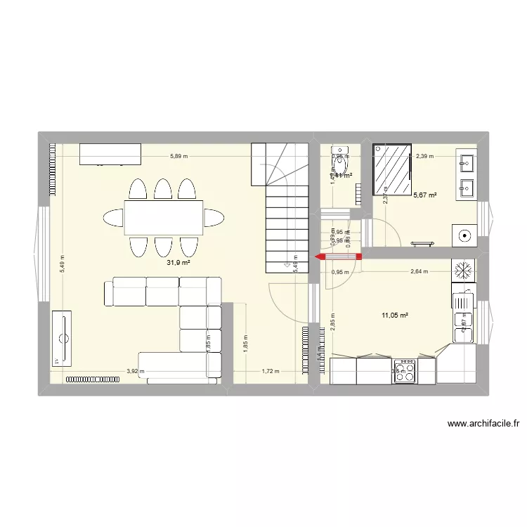 MAISON CAMUT 4. Plan de 