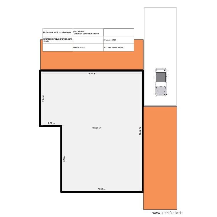 PLAN:FAYARD. Plan de 1 pièce et 192 m2