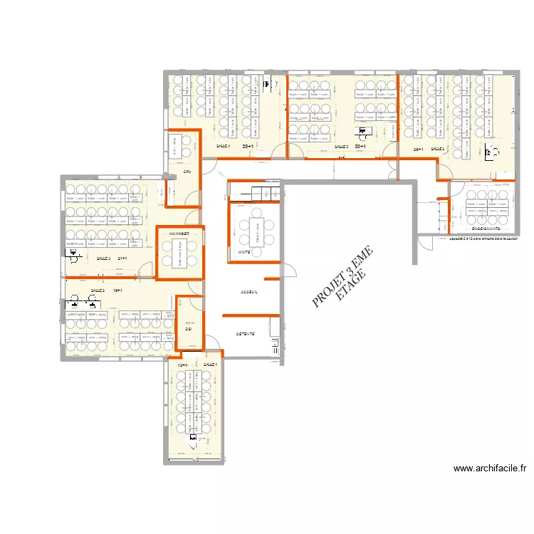 plan 3eme PMR. Plan de 