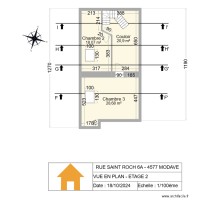 V.RADOUX - VUE EN PLAN - ACTUEL - ETAGE 2 - V2.21 - Lio