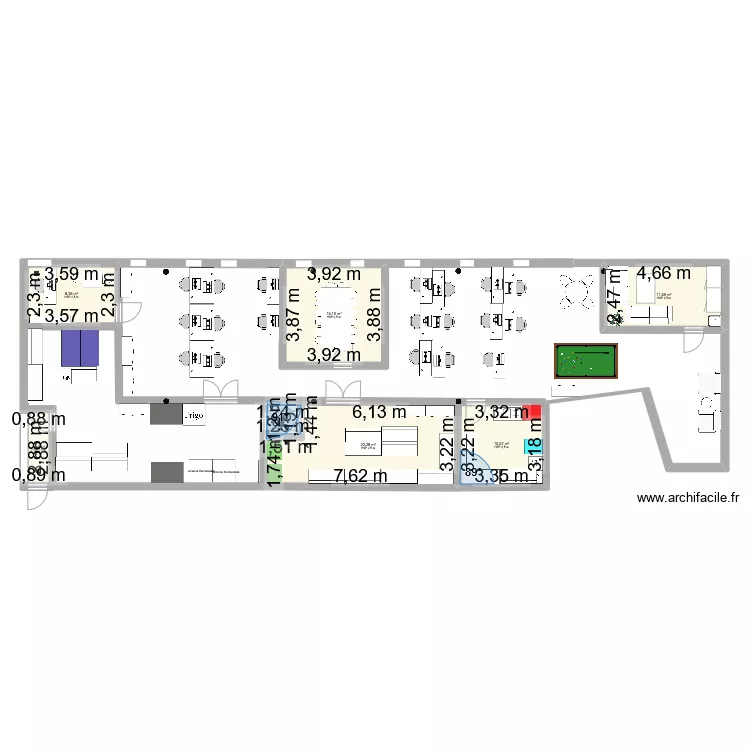 Labo bersol. Plan de 