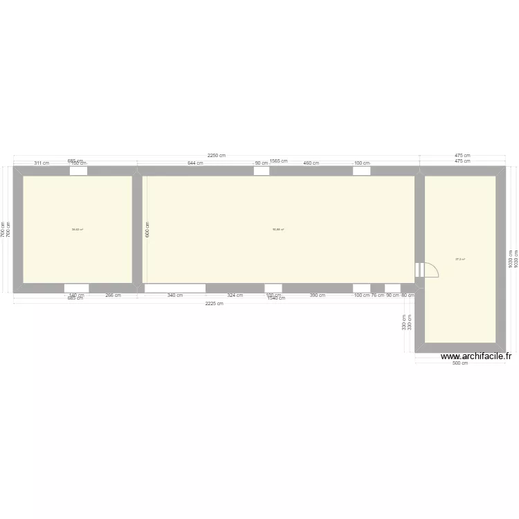 PLAN MUR EXT. Plan de PLAN MUR EXT. Plan de