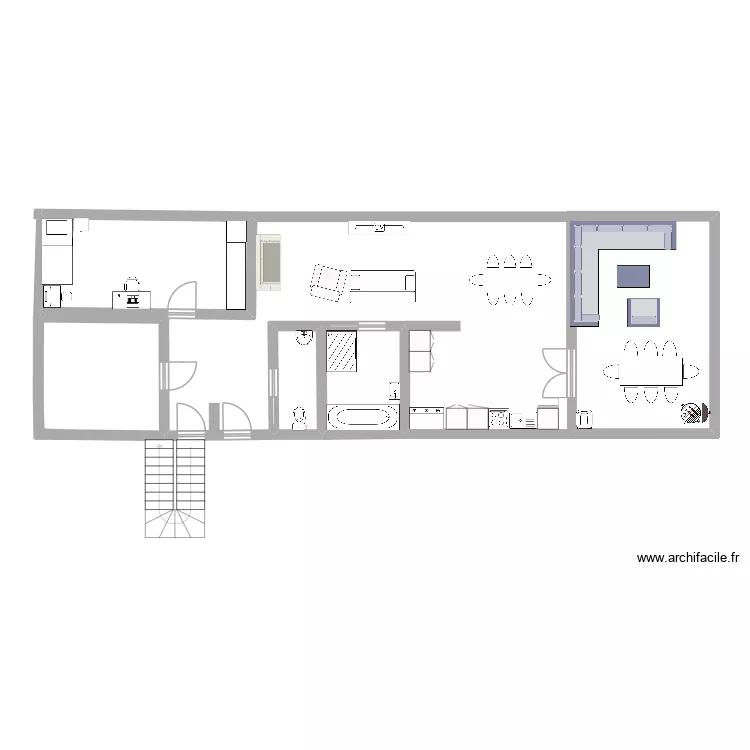 Lara. Plan de 5 et 58 m² Lara. Plan de 5 et 58 m²