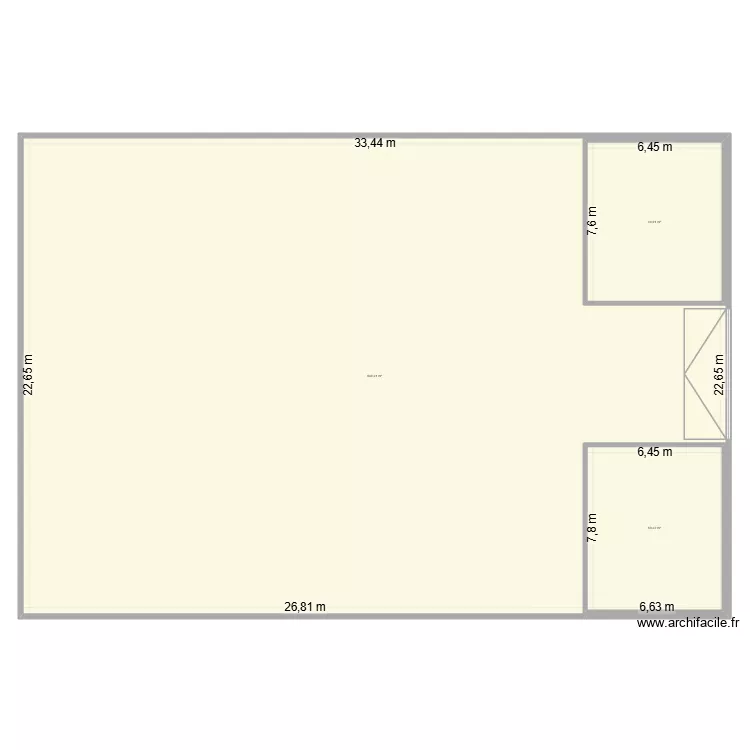 DEPOT - Plan RDC. Plan de 3 et 857 m² DEPOT - Plan RDC. Plan de 3 et 857 m²
