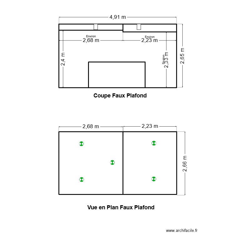 MAXIME 5. Plan de 4 pièces et 26 m2