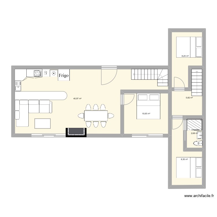 plan 3 conteneur 40. Plan de 0 pièce et 0 m2