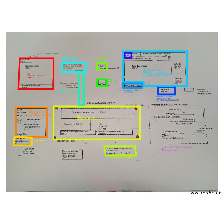 ETUDE N4 TEST. Plan de 13 pièces et 226 m2