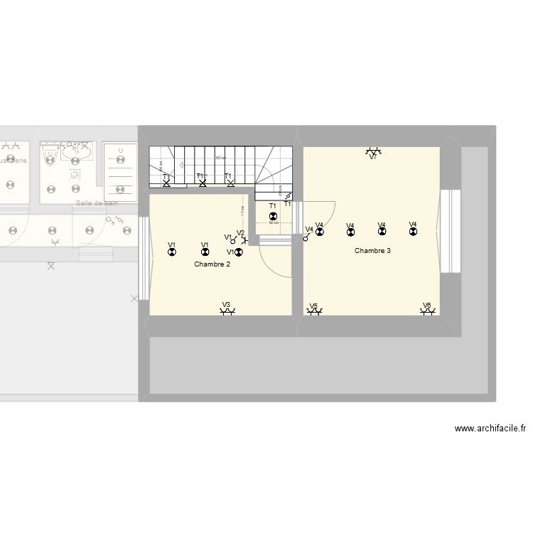 Marcel Hakizimana. Plan de 17 pièces et 191 m2