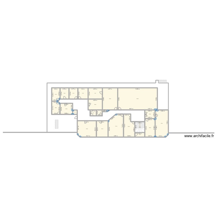 PLD SDP ETAGE BUREAU. Plan de 0 pièce et 0 m2