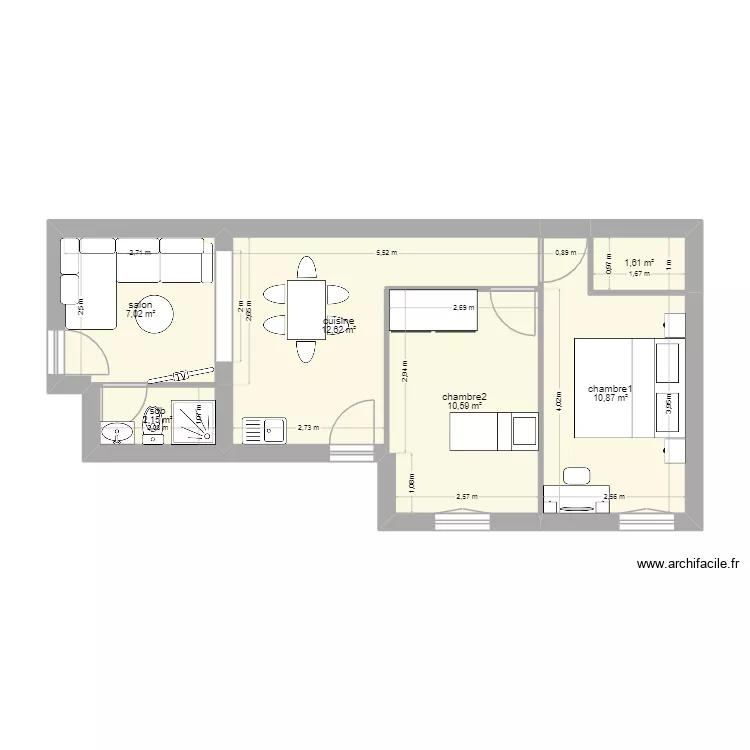 maison cricri. Plan de 6 et 45 m² maison cricri. Plan de 6 et 45 m²