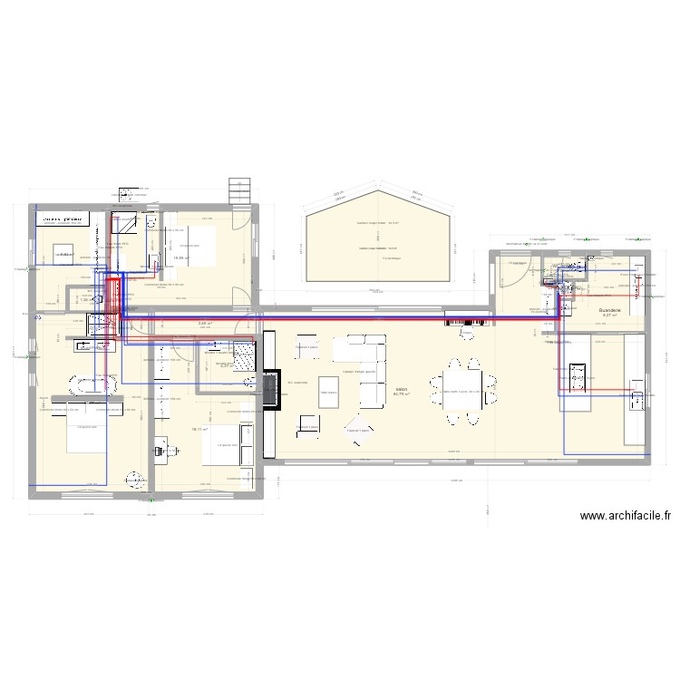 version v11 plomberie. Plan de 0 pièce et 0 m2