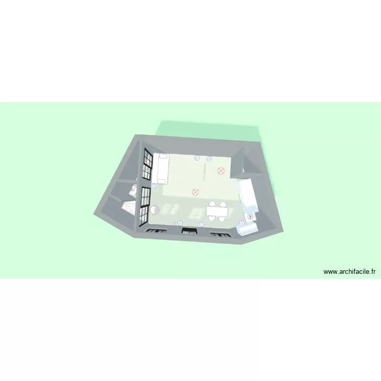 Pagotin roger. Plan de 3 et 26 m² Pagotin roger. Plan de 3 et 26 m²