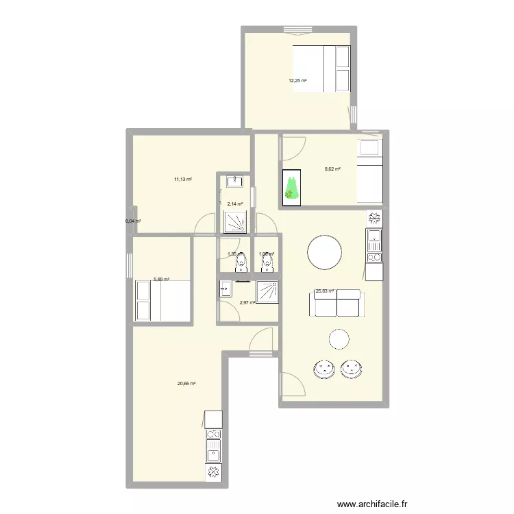 Etage2 projet 3. Plan de 