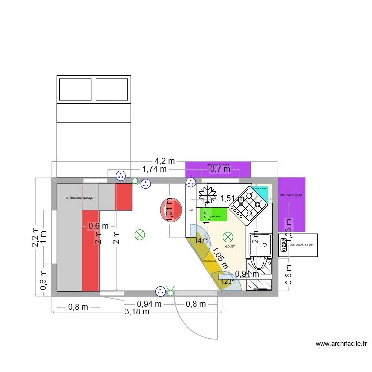 b110. Plan de 0 pièce et 0 m2